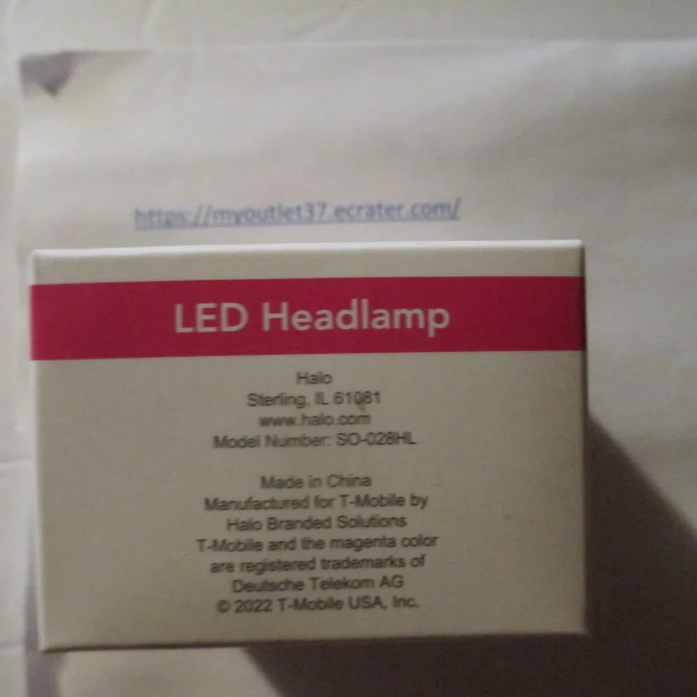 T-Mobile LED Headlamp - Multifunction Headlight Flashlight - Brand New